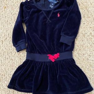 Velour 9 month Ralph Lauren dress
